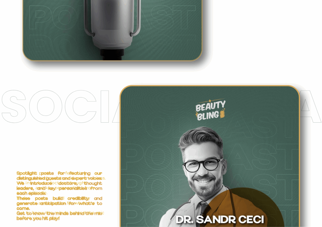 Podcast in UAE - Karisma Clinics Branding 2