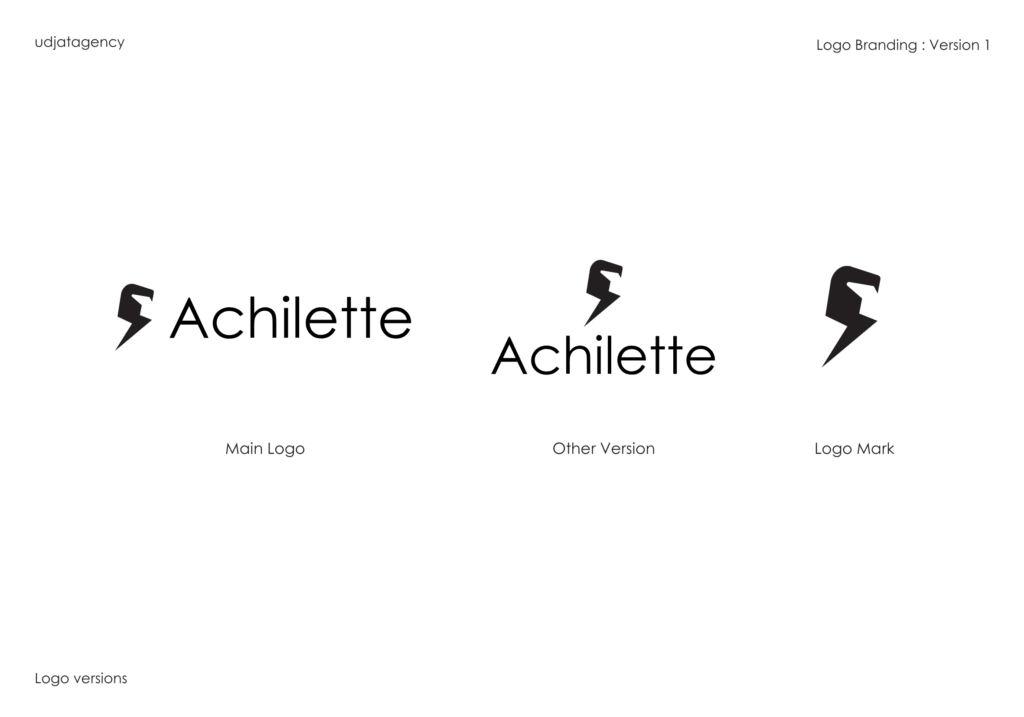 Logo design in dubai - Achilette logo variation 2