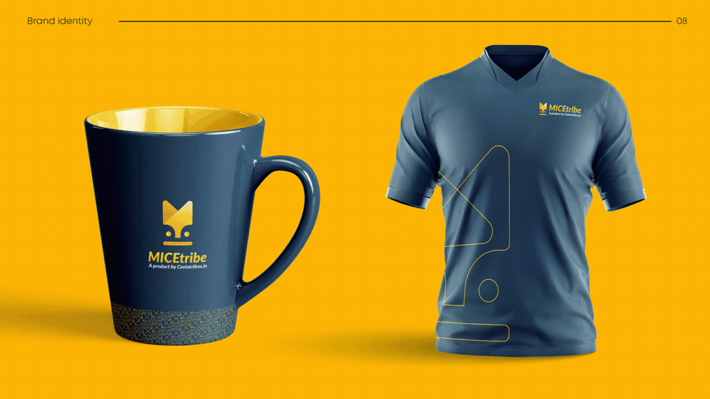 Micetribe Brand T-shirt and mug - Udjat UAE branding