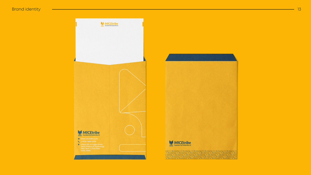 Micetribe Brand envelope - Udjat UAE branding