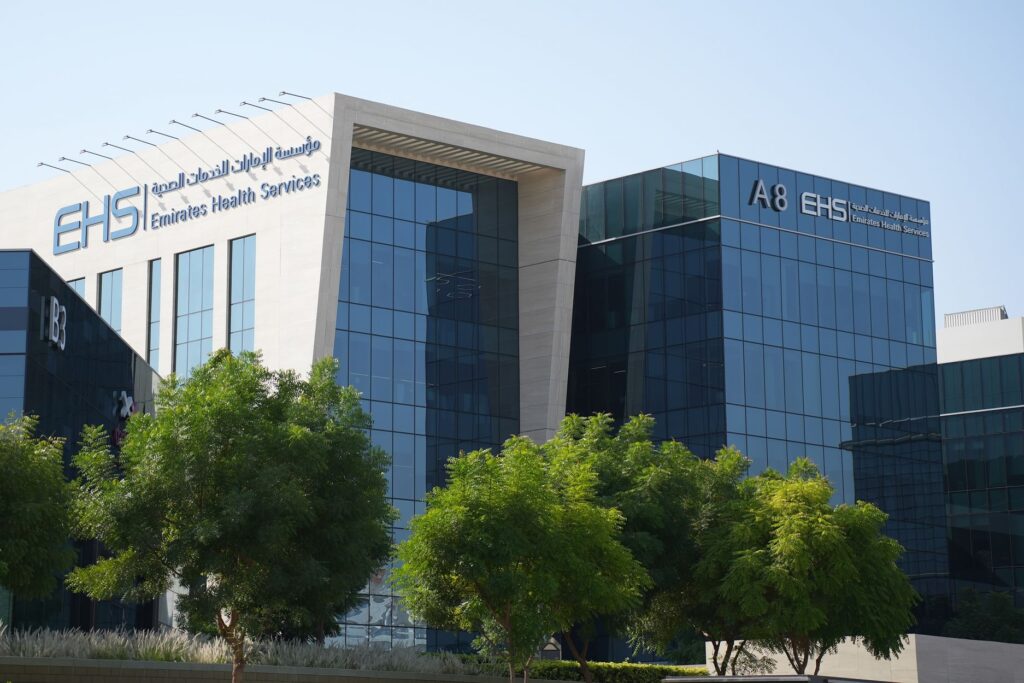 Emirates Health Services (EHS) event coverage by Udjat UAE - EHS Building