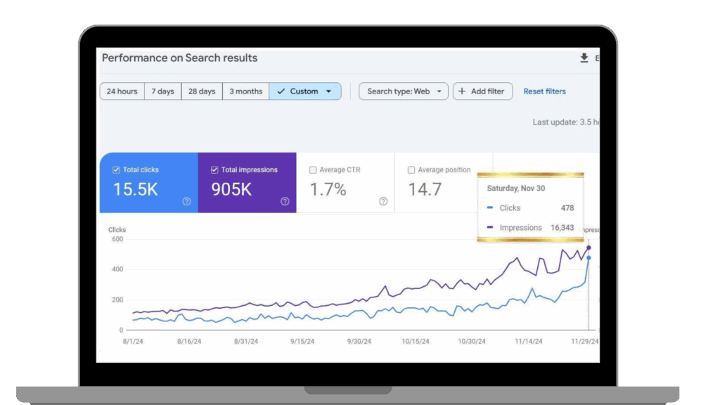 screenshot, case study