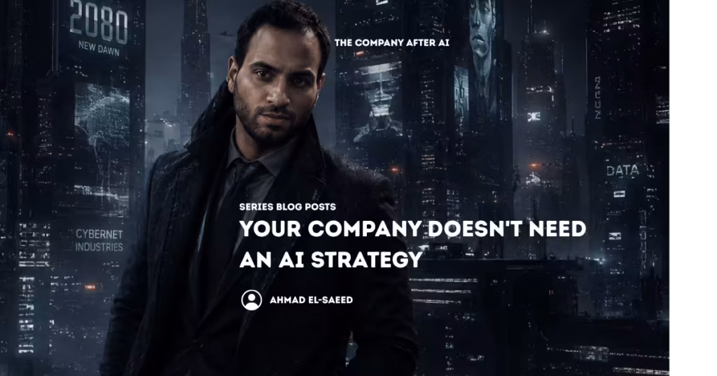 Most companies are building separate AI strategies. That may be the wrong approach. Discover why AI must become part of business strategy, operations, people, data and competitive advantage.