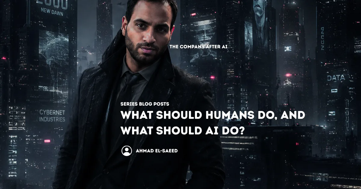 Which work should remain human, which should be AI-assisted, and which can AI agents own? A practical framework for redesigning decision rights, work and accountability around AI.
